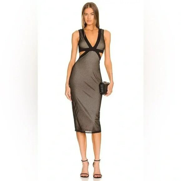 Michael Costello x REVOLVE Rebecca Midi Dress. SZ S - Picture 5 of 9